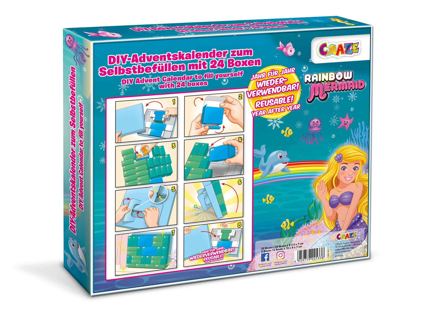 Advent box Leeg - 24 Dagen Herbruikbaar