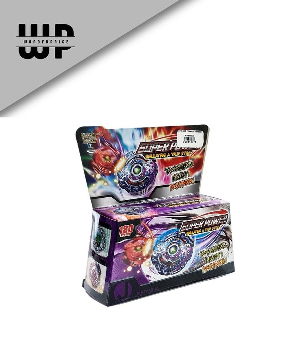 Bursttop Blade - Complete top set - Edition Blue + 1 Extra Burrsttop Blade inclusief eigen launcher