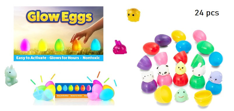 Paaseieren Glow in The Dark gevuld - Mochies