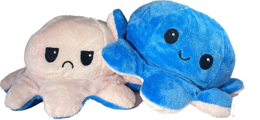 Mood Octopus Donker Blauw Roze