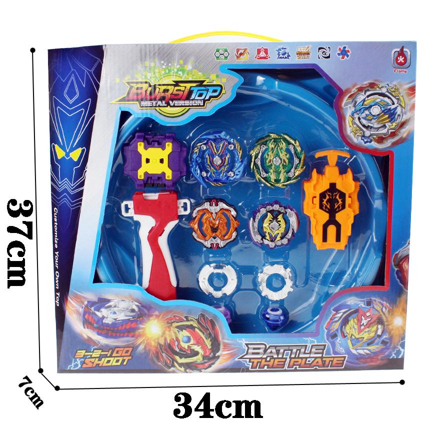 Bursttop Blade - Complete top set - Edition Blue + 1 Extra Burrsttop Blade inclusief eigen launcher
