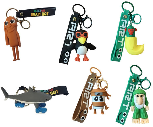 Italian Brainrot 3D Sleutelhangers - Keychain 3D