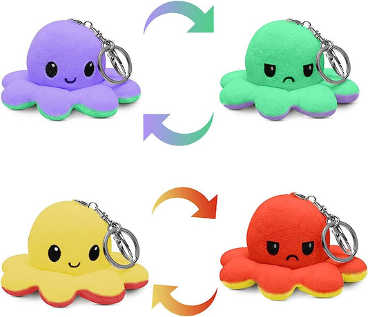 Mood octopus sleutelhangers 2 stuks