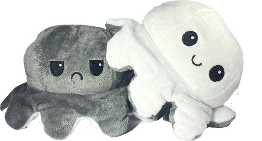 Mood Octopus Grijs Wit