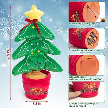 Singing Cactus Kerstboom Christmass tree