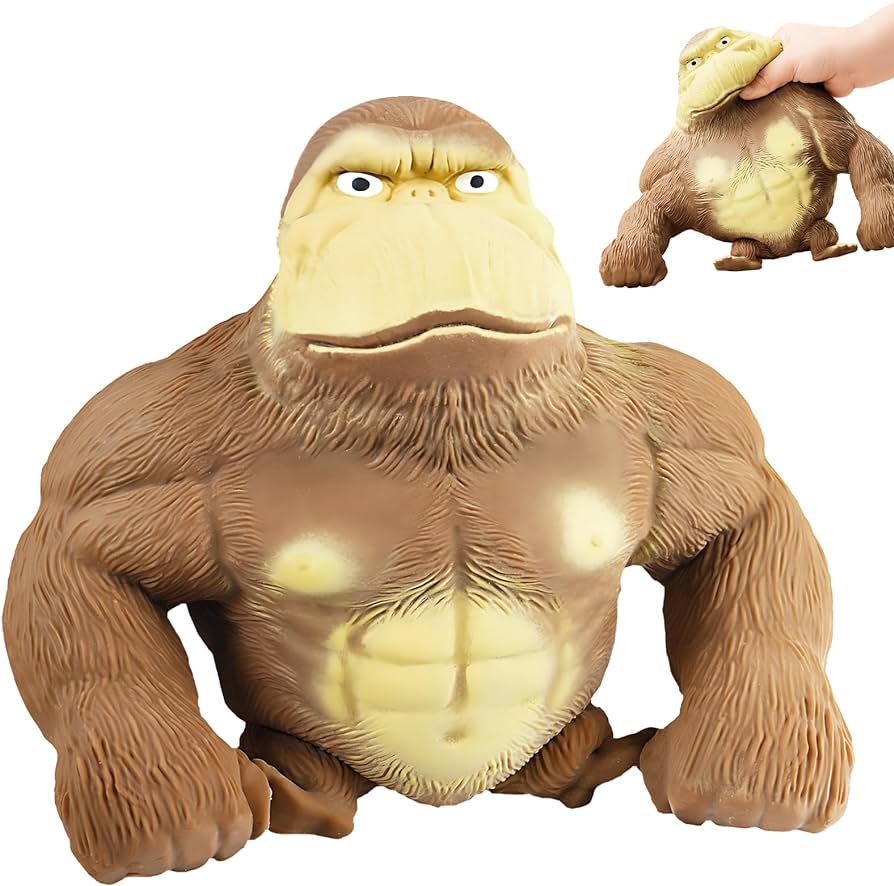 XL Gorilla 600 gram !! Stress Relief Toy, Stretch Latex Monkey Toy