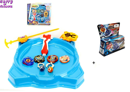 Bursttop Blade - Complete top set - Edition Blue + 1 Extra Burrsttop Blade inclusief eigen launcher