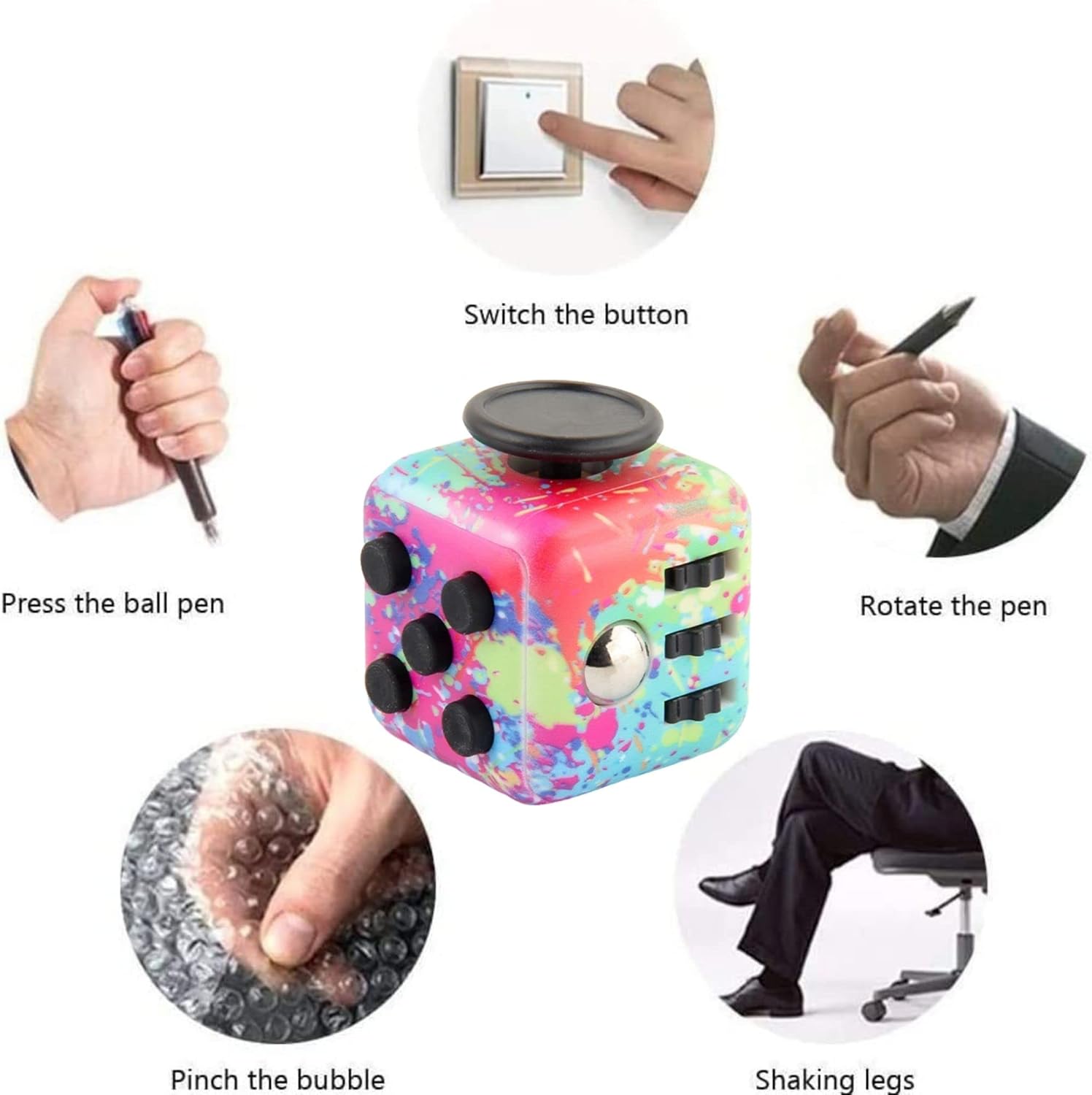 Fidget Cube - Kies jouw Lievelings kleur