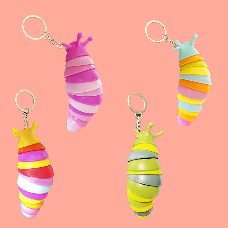 Fidget Slug Slak Mini - 10 cm - Mix Kleuren 2 Stuks