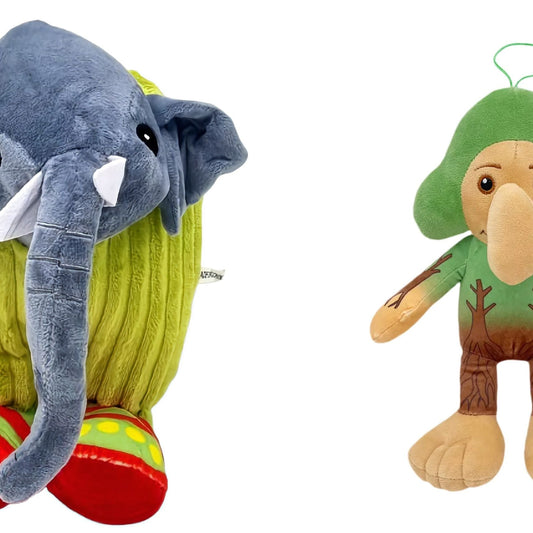 Set van 2 – Brr Brr Patapim + Lirilì Larilà | Italian Brainrot Pluche (26 cm)